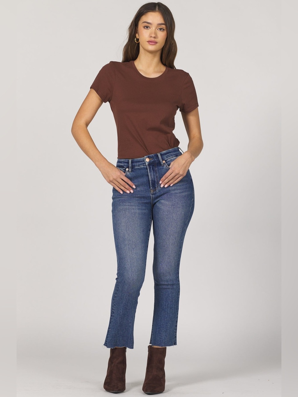 Dear John Skinny High Rise Ankle Length Jeans With Raw Hem Size 29